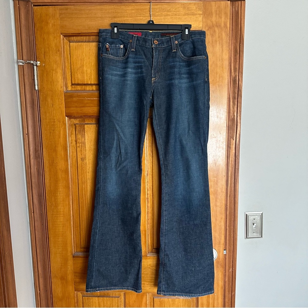 AG Adriano Goldschmeid the Angel Mid Rise Flare Jeans
